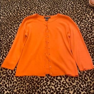 Orange Cardigan